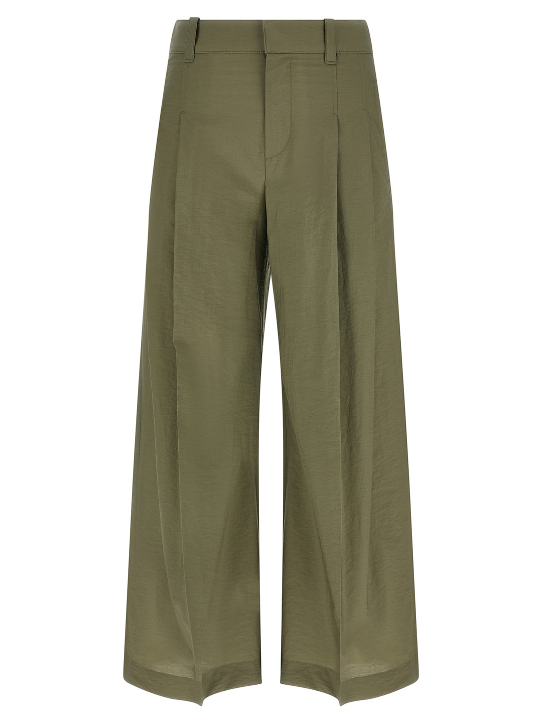 Brunello Cucinelli Double Pinch Pants - Green | b1812d32d2c910683e61d30fe7a02d7c766d5970