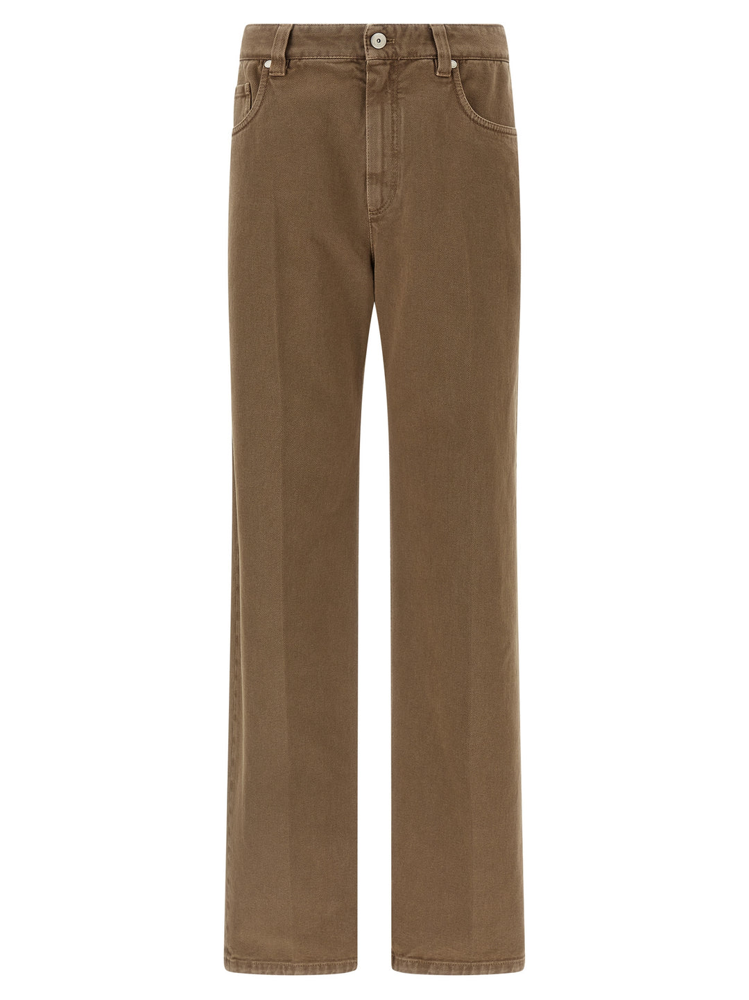 Brunello Cucinelli Denim Pants - Beige | bdb4fa735095787847b14dd866a97ecb94478fac