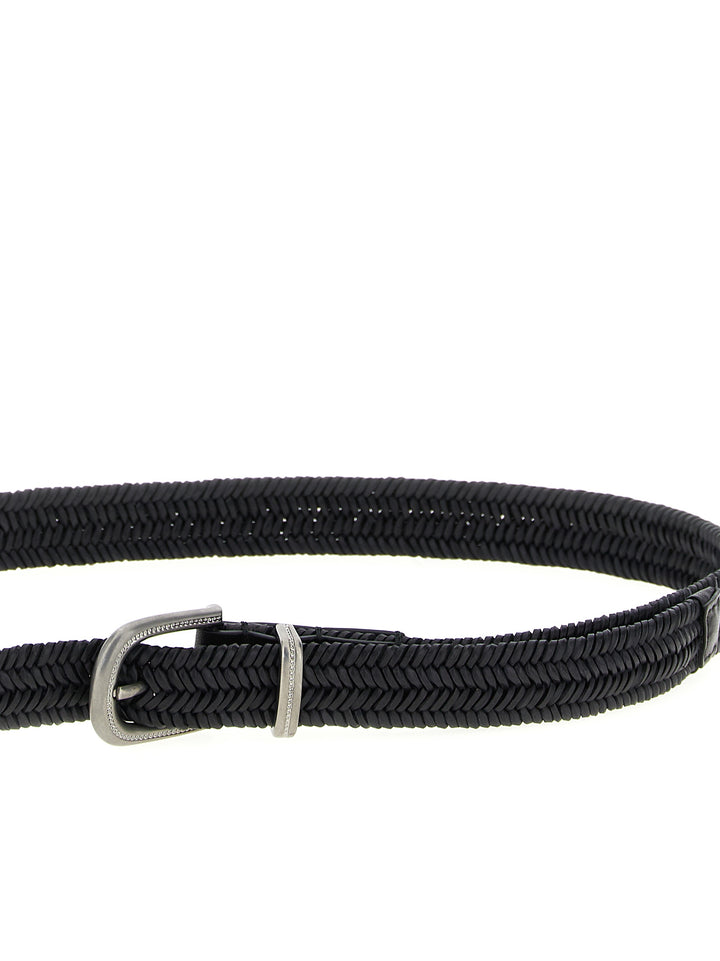 Brunello Cucinelli Jewel Buckle Belt Belts - Black | 1fb9c532dd096b6bb6dbf455efc81acc753f76e6