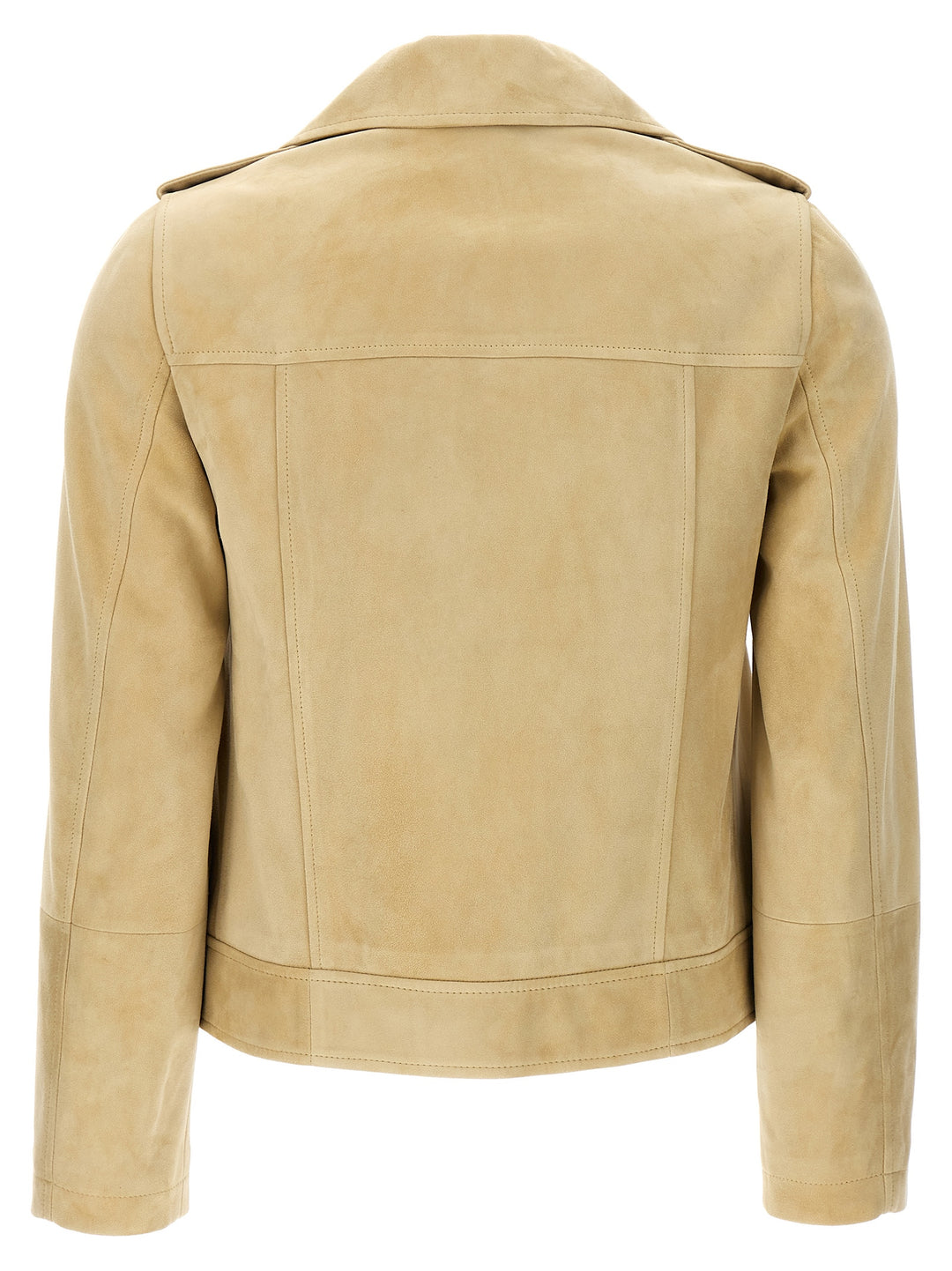 Suede Jacket Casual Jackets, Parka Beige