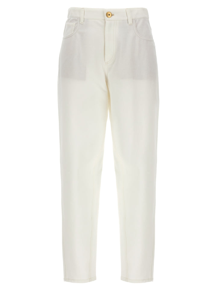 Jersey Pants White