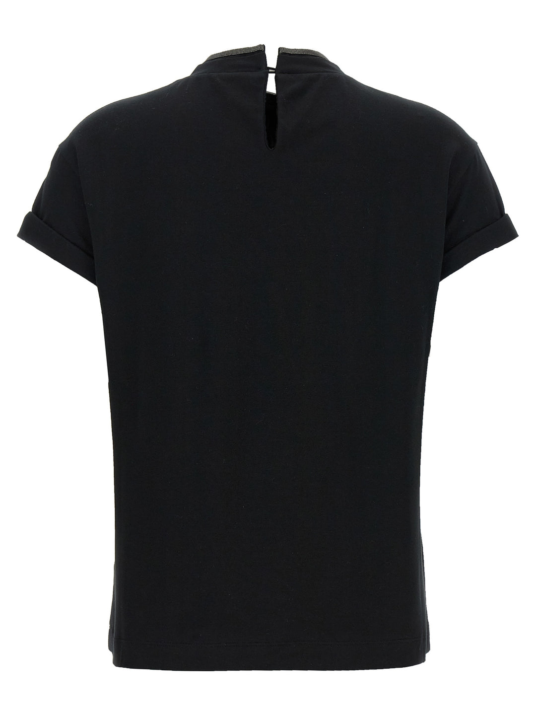 Brunello Cucinelli Monile Crew-Neck T-shirt - Black | 18aab060dde26952c1c0935b676cb4ac209bb111