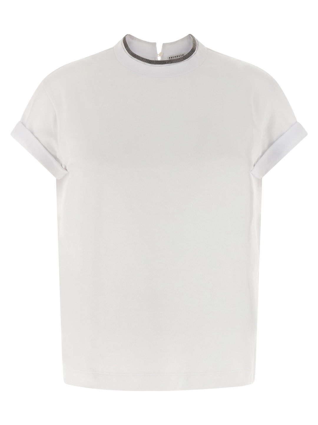 Brunello Cucinelli Monile T-shirt - White | e95e257c4fbf8f2050516c3e11d23586a92d49c2
