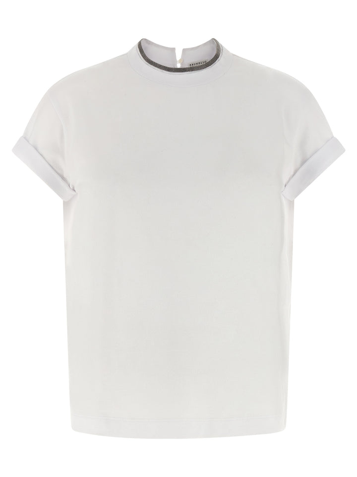 Brunello Cucinelli Monile T-shirt - White | e95e257c4fbf8f2050516c3e11d23586a92d49c2