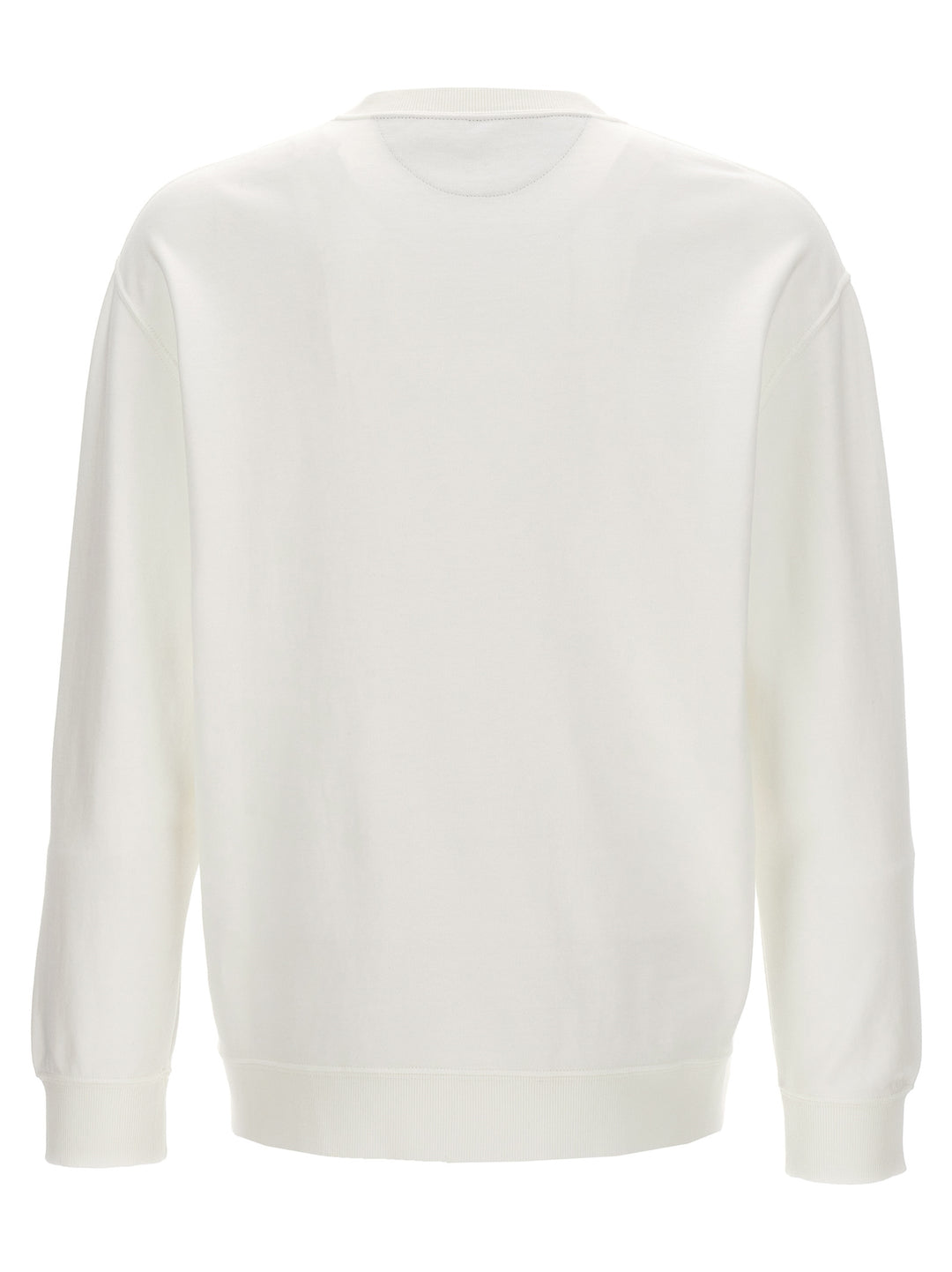 Logo Embroidery Sweatshirt White