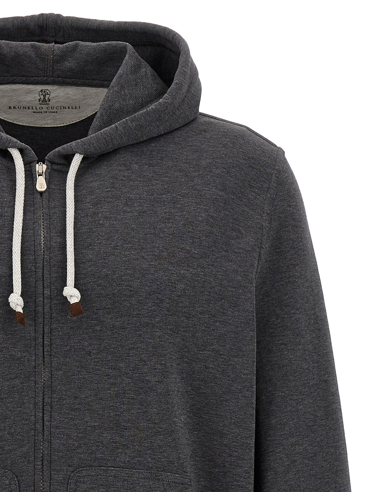 Hoodie Sweatshirt Gray