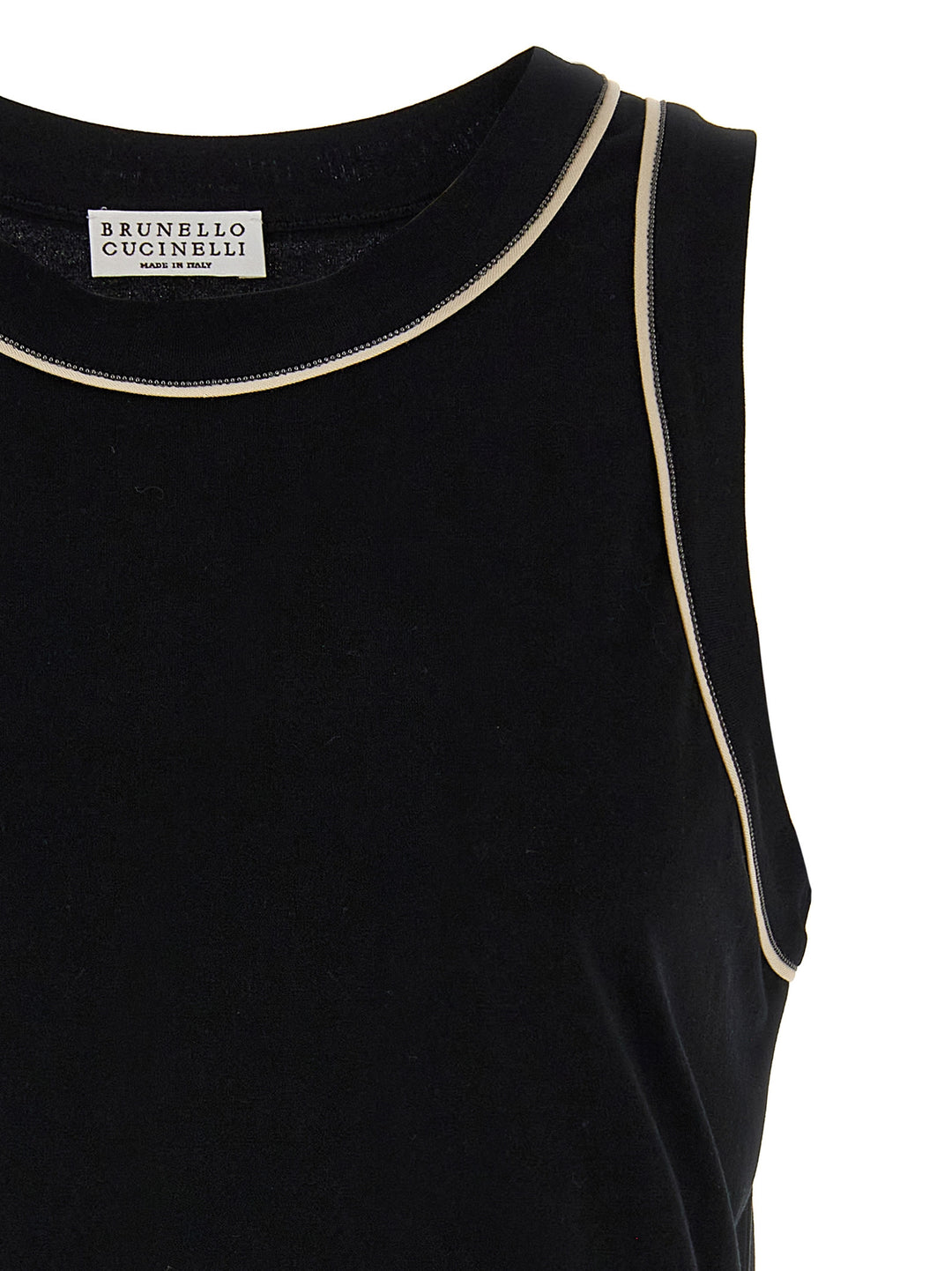 Tank Top Monile Tops Black