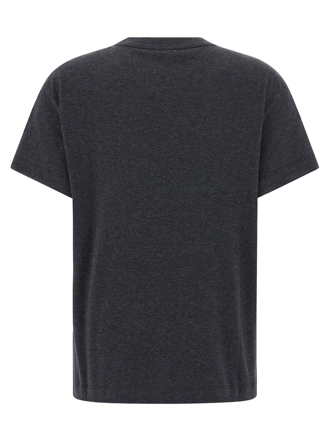 Brunello Cucinelli Dazzling Chalk Stripe Embroidery T-shirt - Gray | 83c708280b88cee2e6afdef4d6415506eab9abce