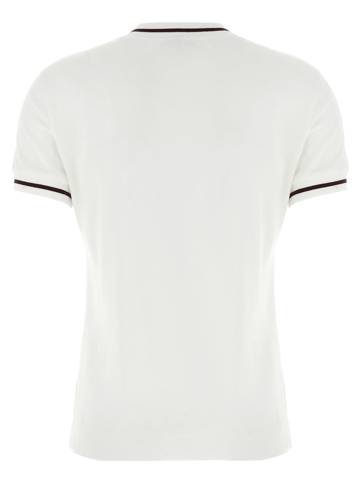 Brunello Cucinelli Logo Patch T-shirt - White | 110c5f33b2424fe5bfe3400c756f80c51805bb1b