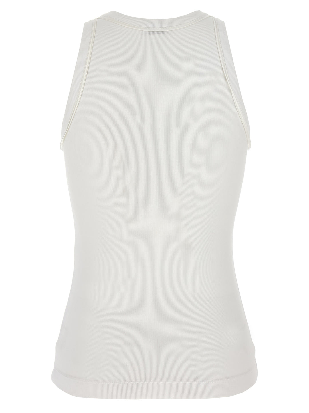 Tank Top Piping Tops White