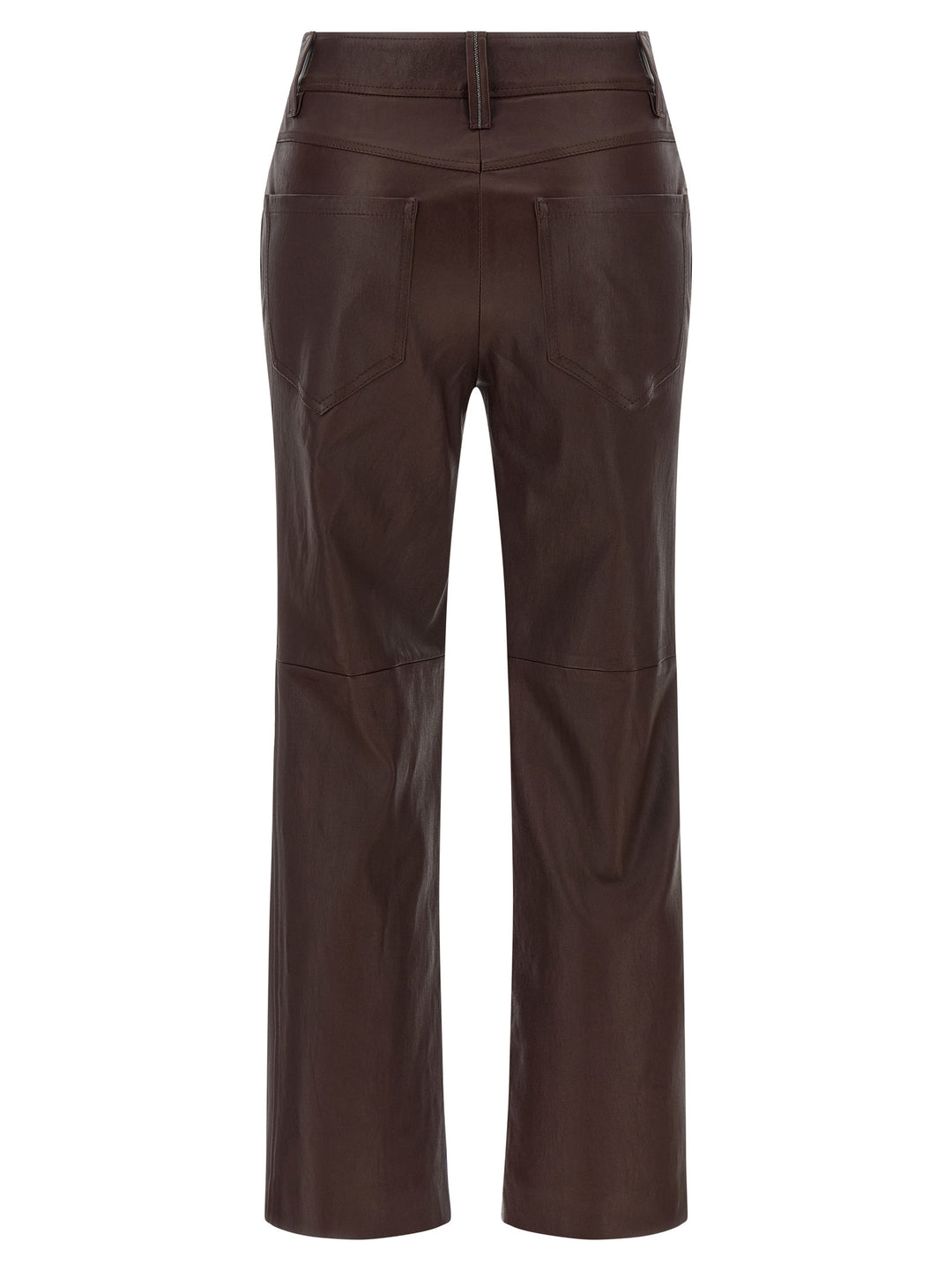 Brunello Cucinelli Square Cigarette Pants - Brown | becf1909a01bab0408bde2ce4bc22f01a9e15e0f
