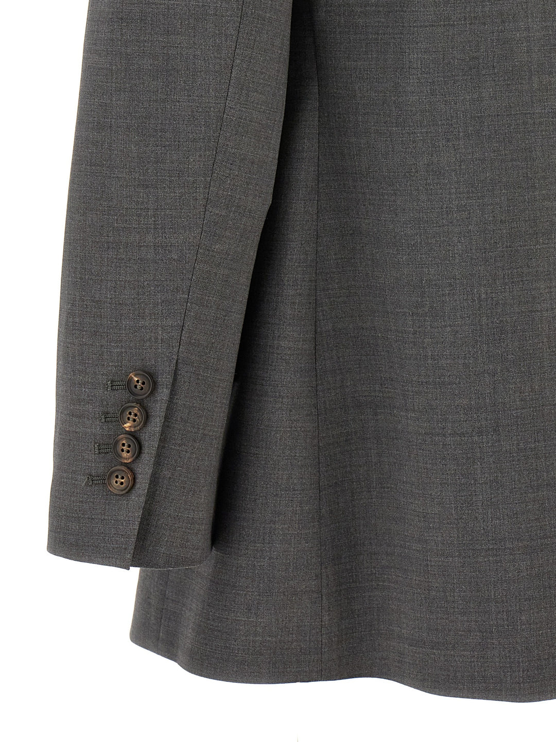 Double-Breasted Blazer Blazer And Suits Gray