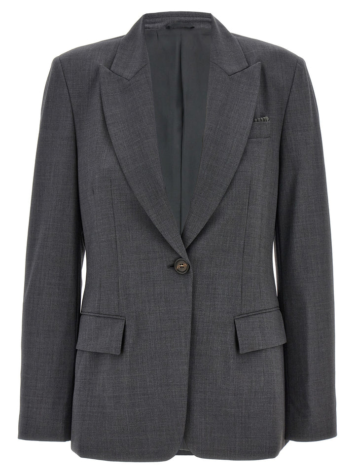 Monile Blazer And Suits Gray