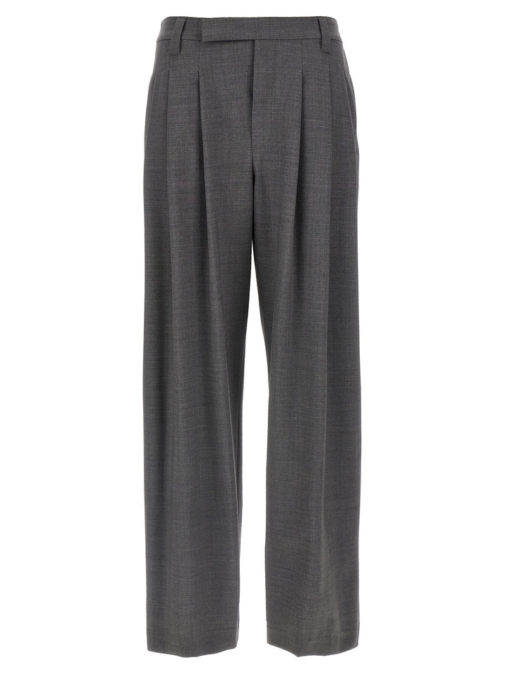 Brunello Cucinelli Sartorial Baggy Pants - Gray | 6803144cf3b1f0a22150691f80baf8dceef8f110