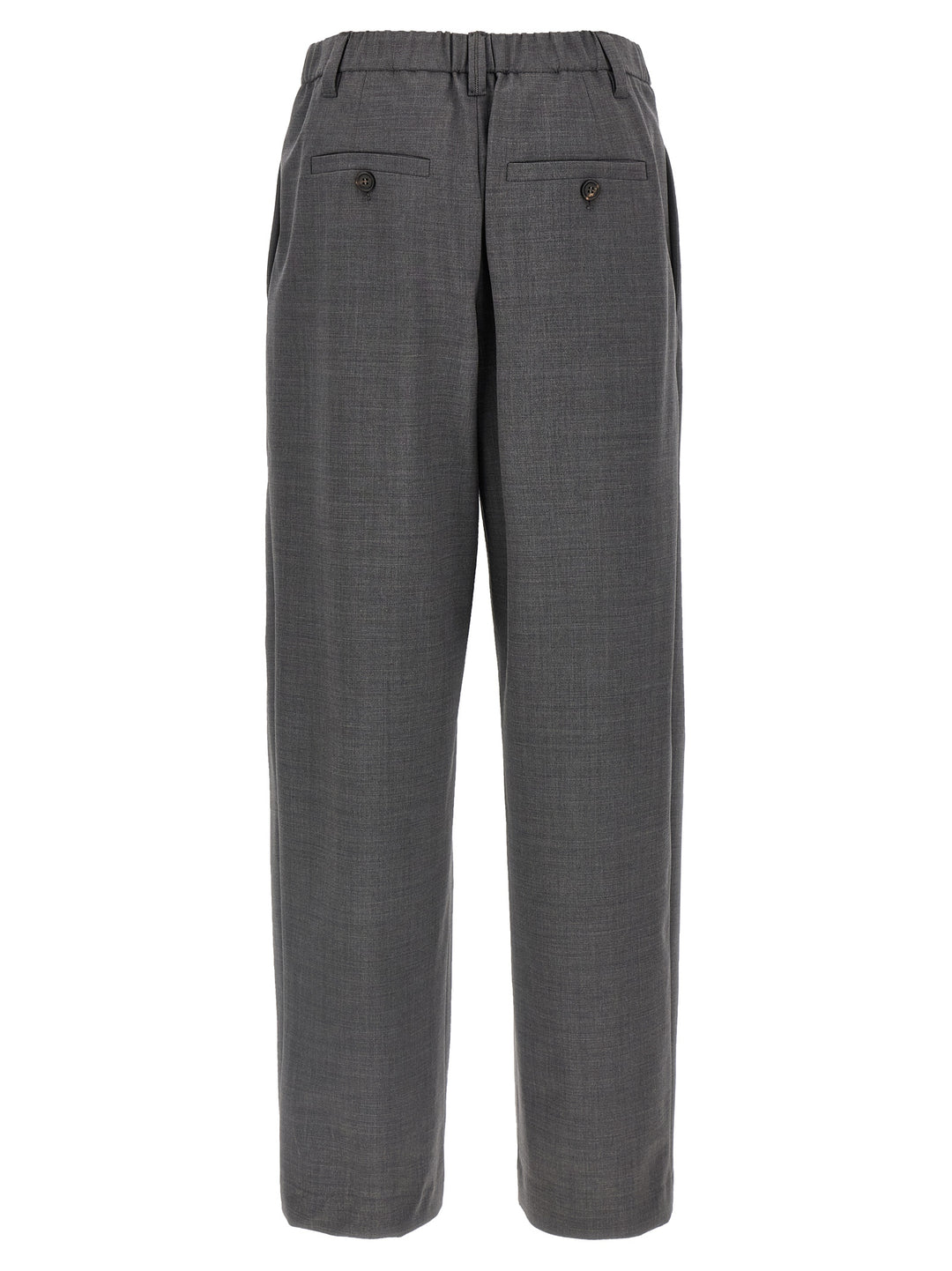 Brunello Cucinelli Sartorial Baggy Pants - Gray | 42a196f71b9aeb2fae7222236218cf477d84da2d