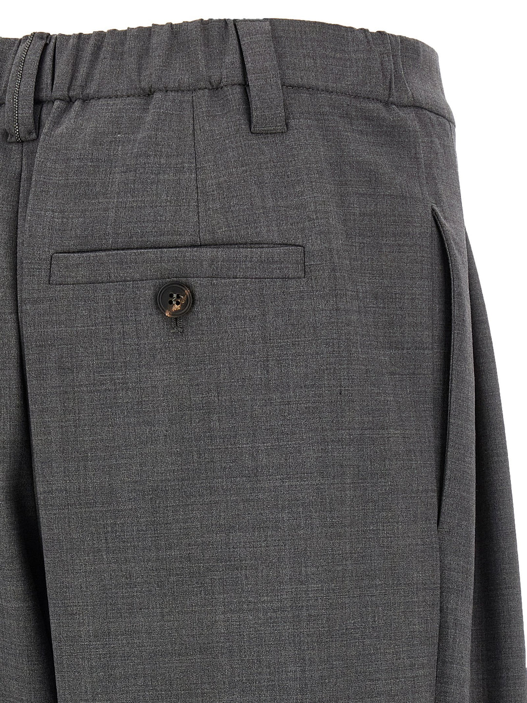 Brunello Cucinelli Sartorial Baggy Pants - Gray | 77da2e11446d38cd736038b3ba8cdb7c82bf50b3