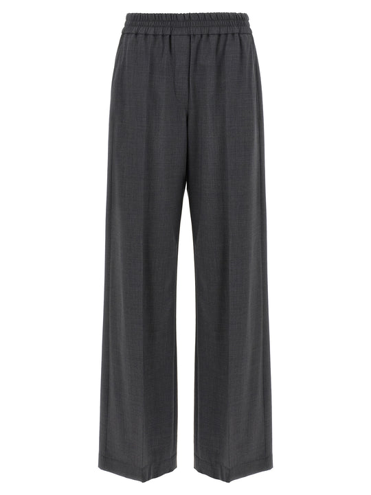 Wool Pants Gray
