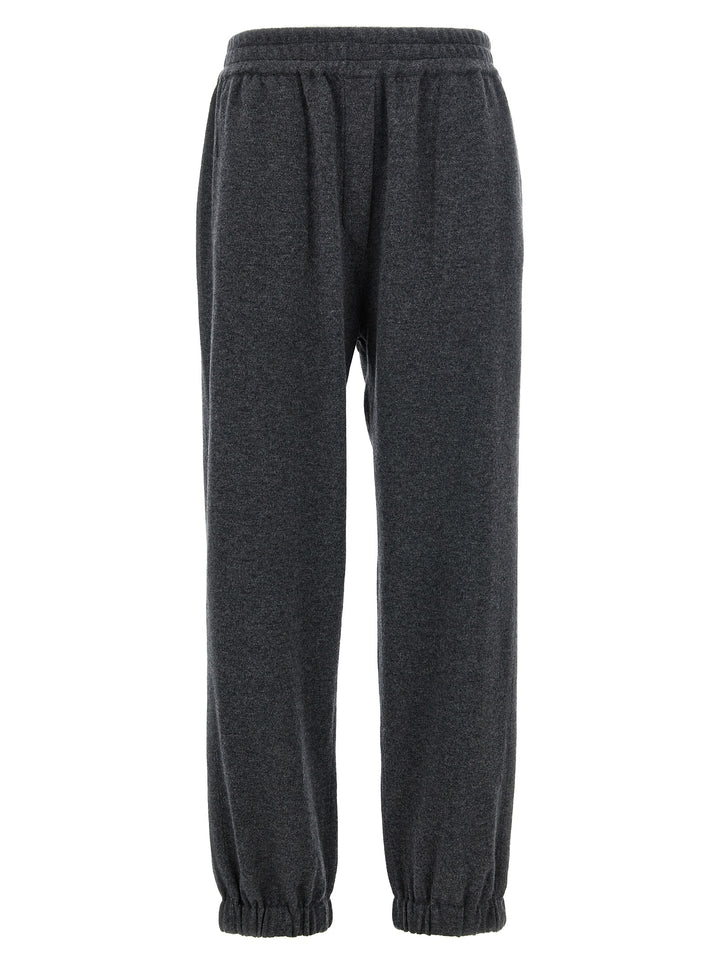 Cashmere Joggers Pants Gray