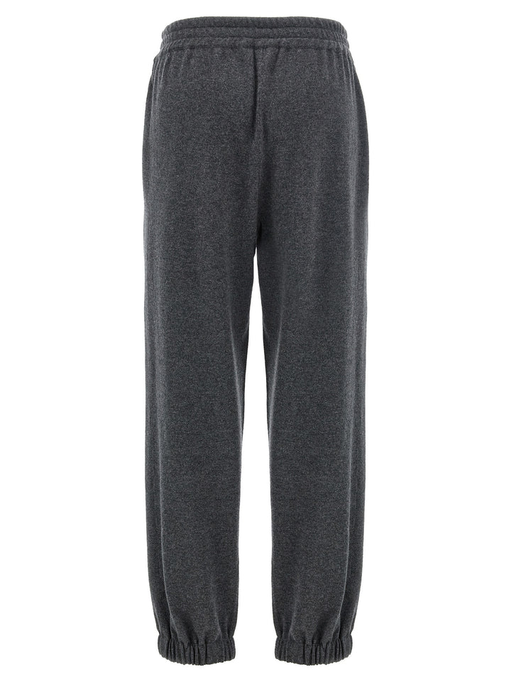 Cashmere Joggers Pants Gray