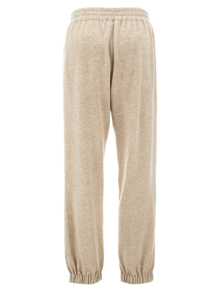 Cashmere Joggers Pants Beige