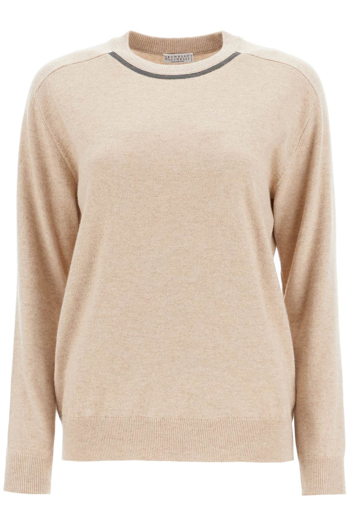 Pullover Girocollo In Cashmere