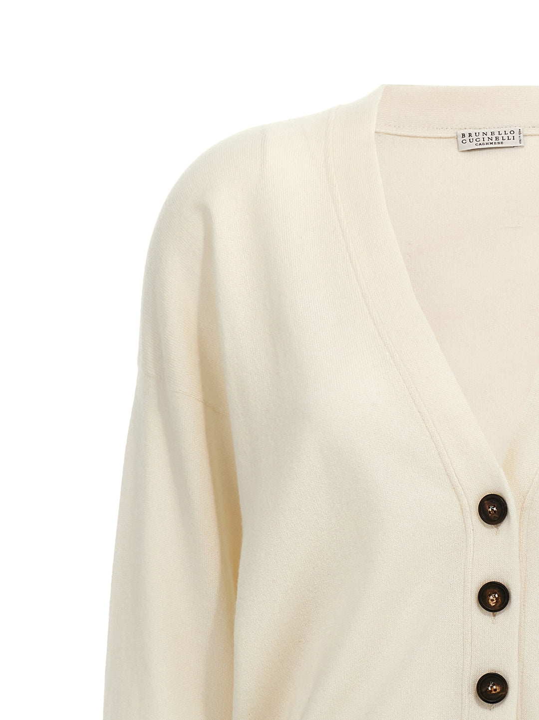 Cashmere Cardigan Sweater, Cardigans White