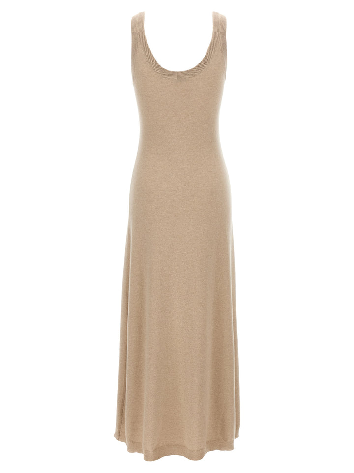 Cashmere Dress Dresses Beige