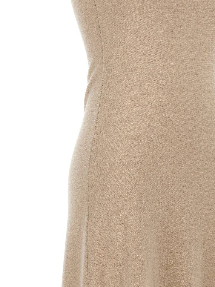 Cashmere Dress Dresses Beige