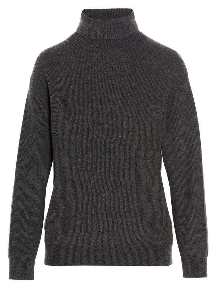 Monile Detail Sweater Sweater, Cardigans Gray