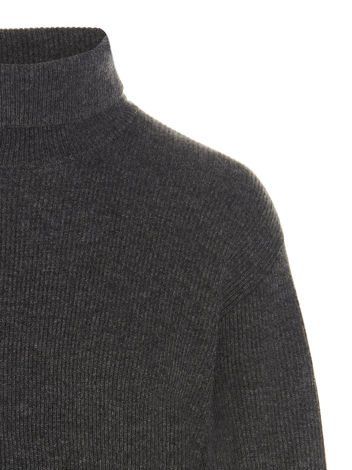 Monile Detail Sweater Sweater, Cardigans Gray