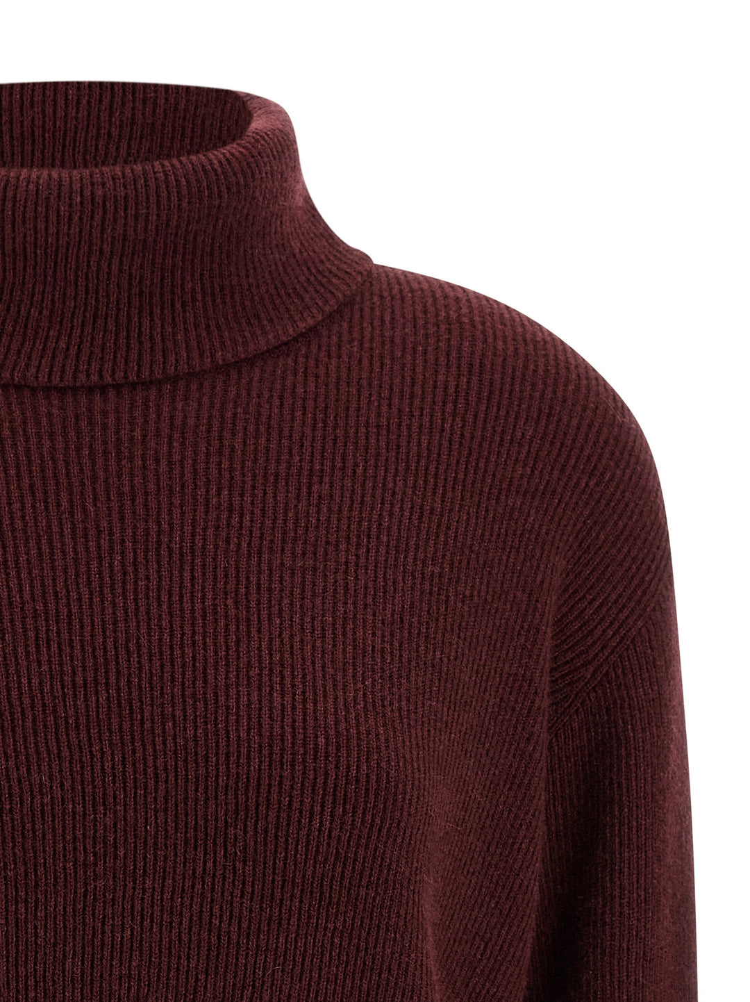Brunello Cucinelli English Coast Turtleneck Sweater Sweaters and Cardigans - Bordeaux | 1ede6a8904a574dac15e06a3f3a29ad5b7e9e69a