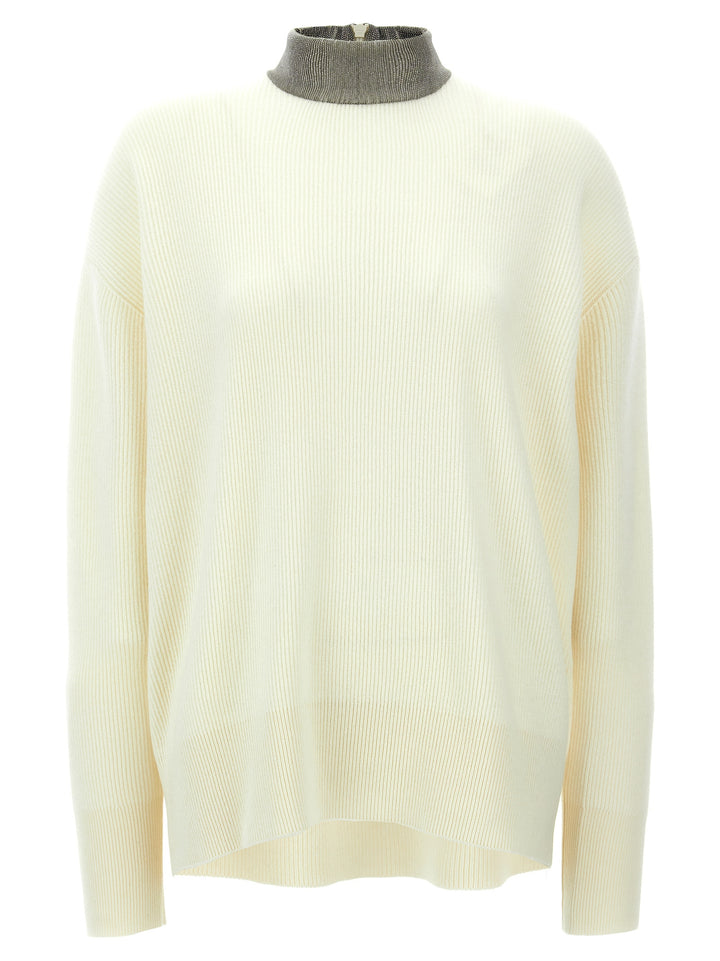 Monile Sweater, Cardigans White