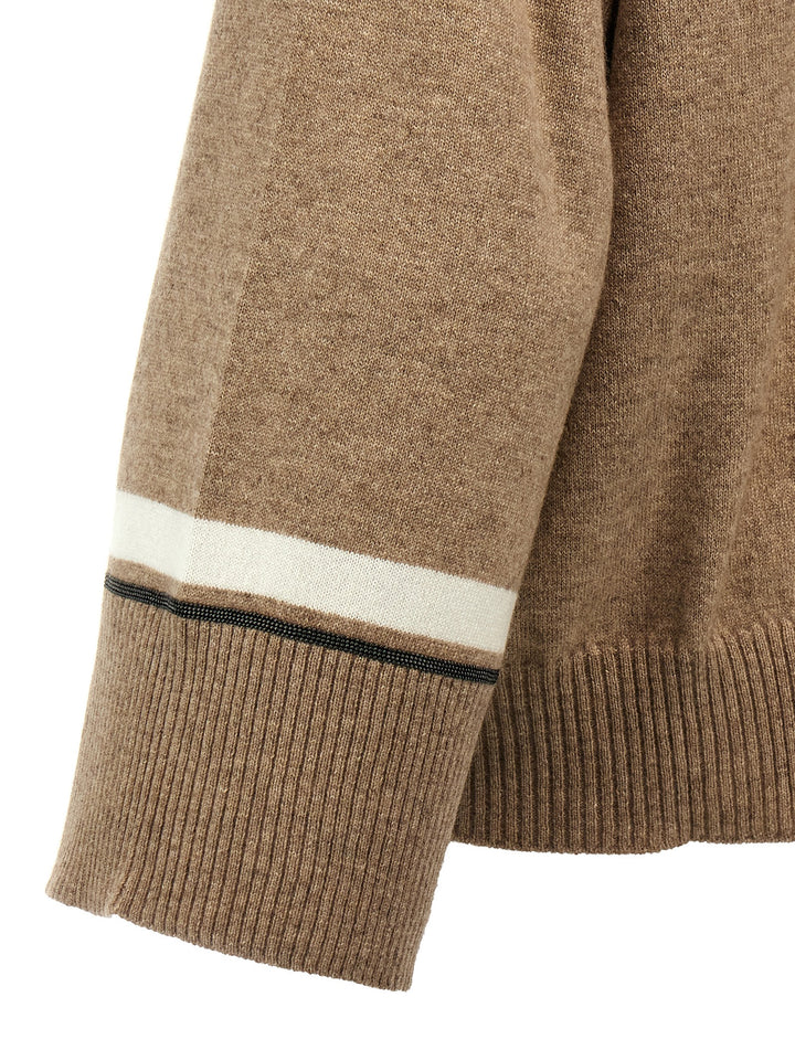 Monile Sweater, Cardigans Beige