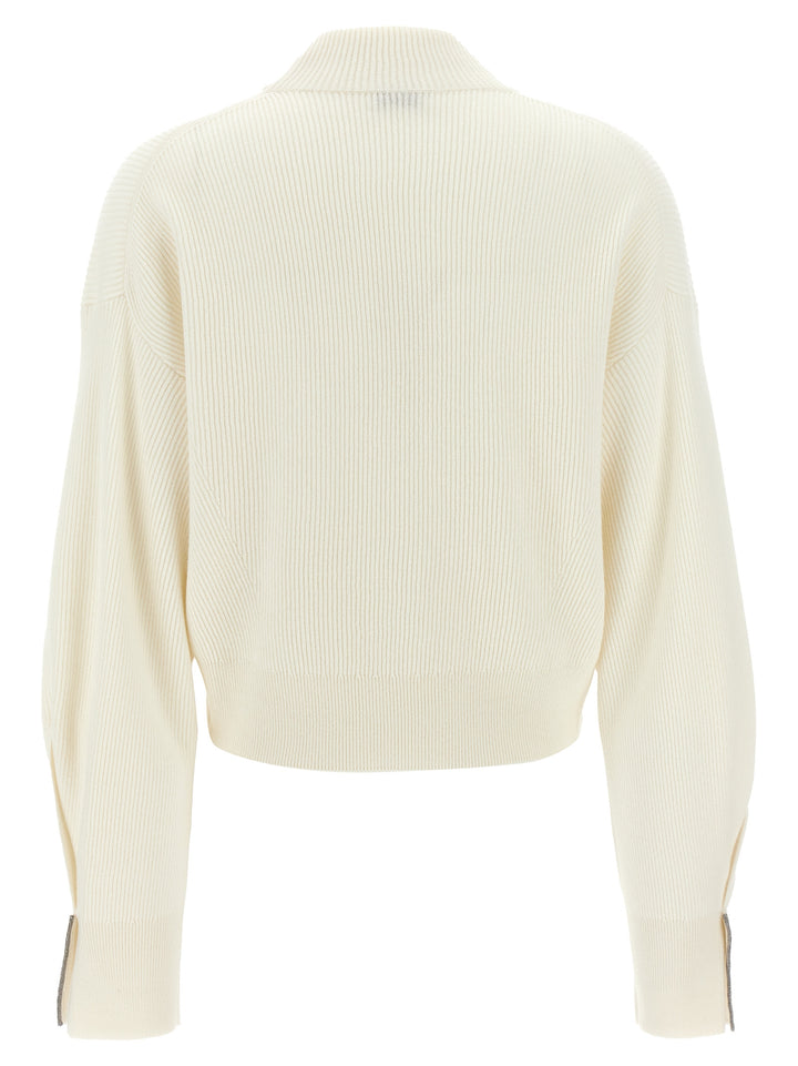 Monile Sweater, Cardigans White