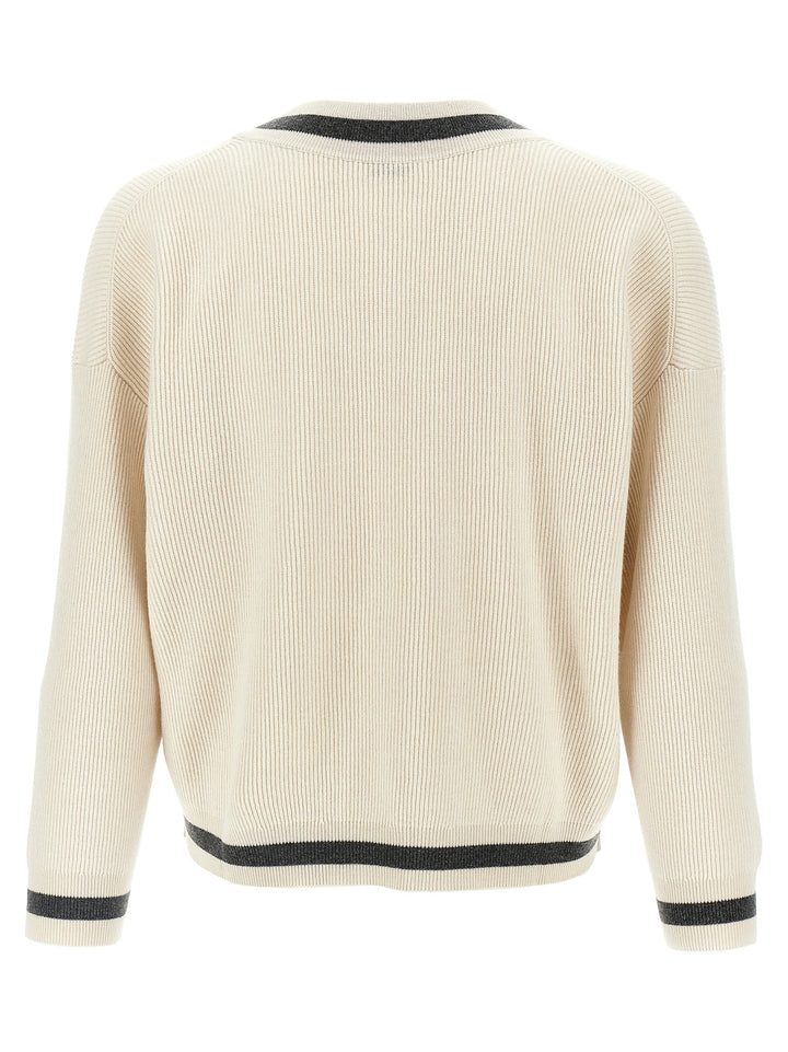 Ribbed Sweater Sweater, Cardigans Beige