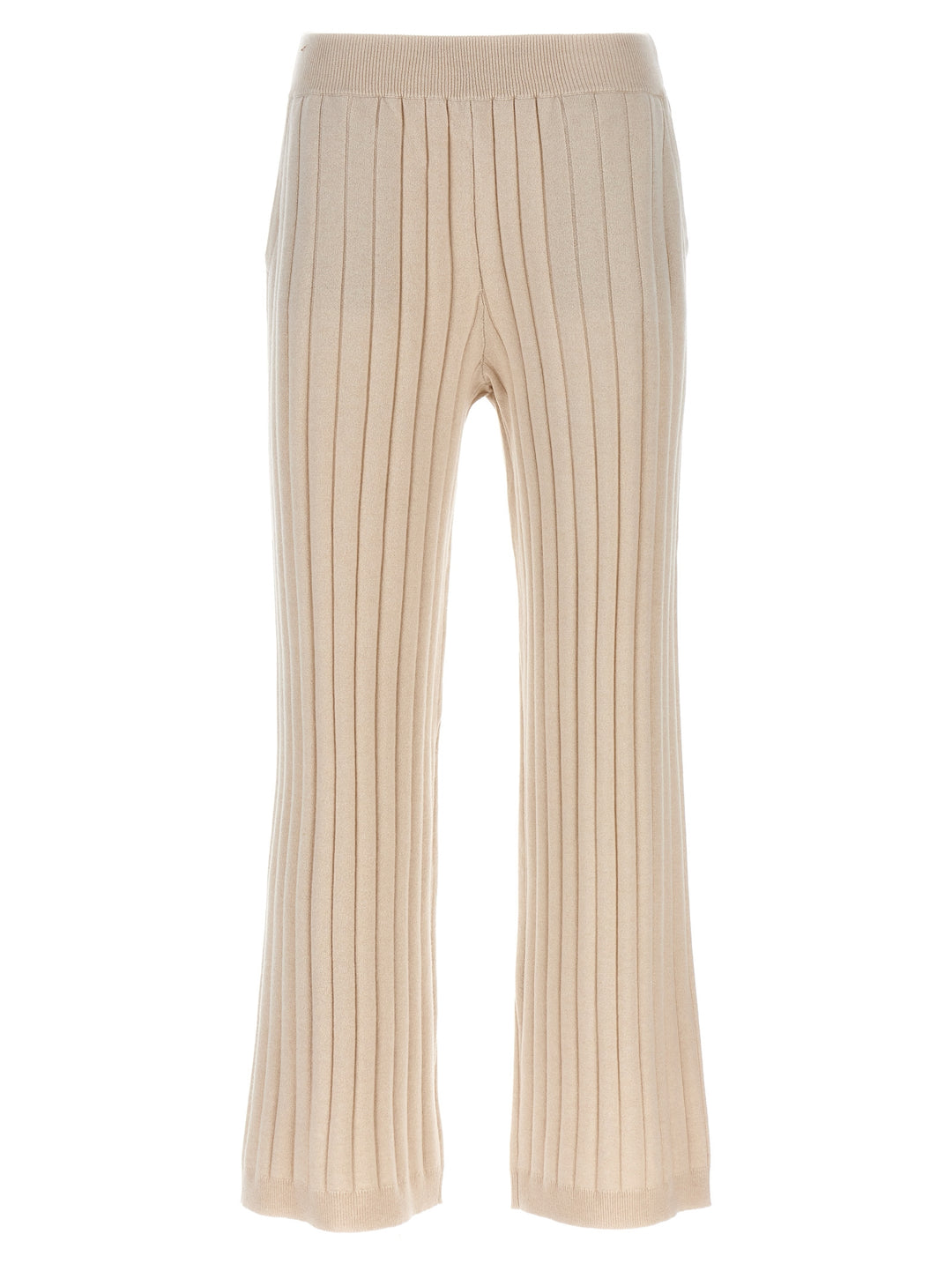 Ribbed Pants Beige