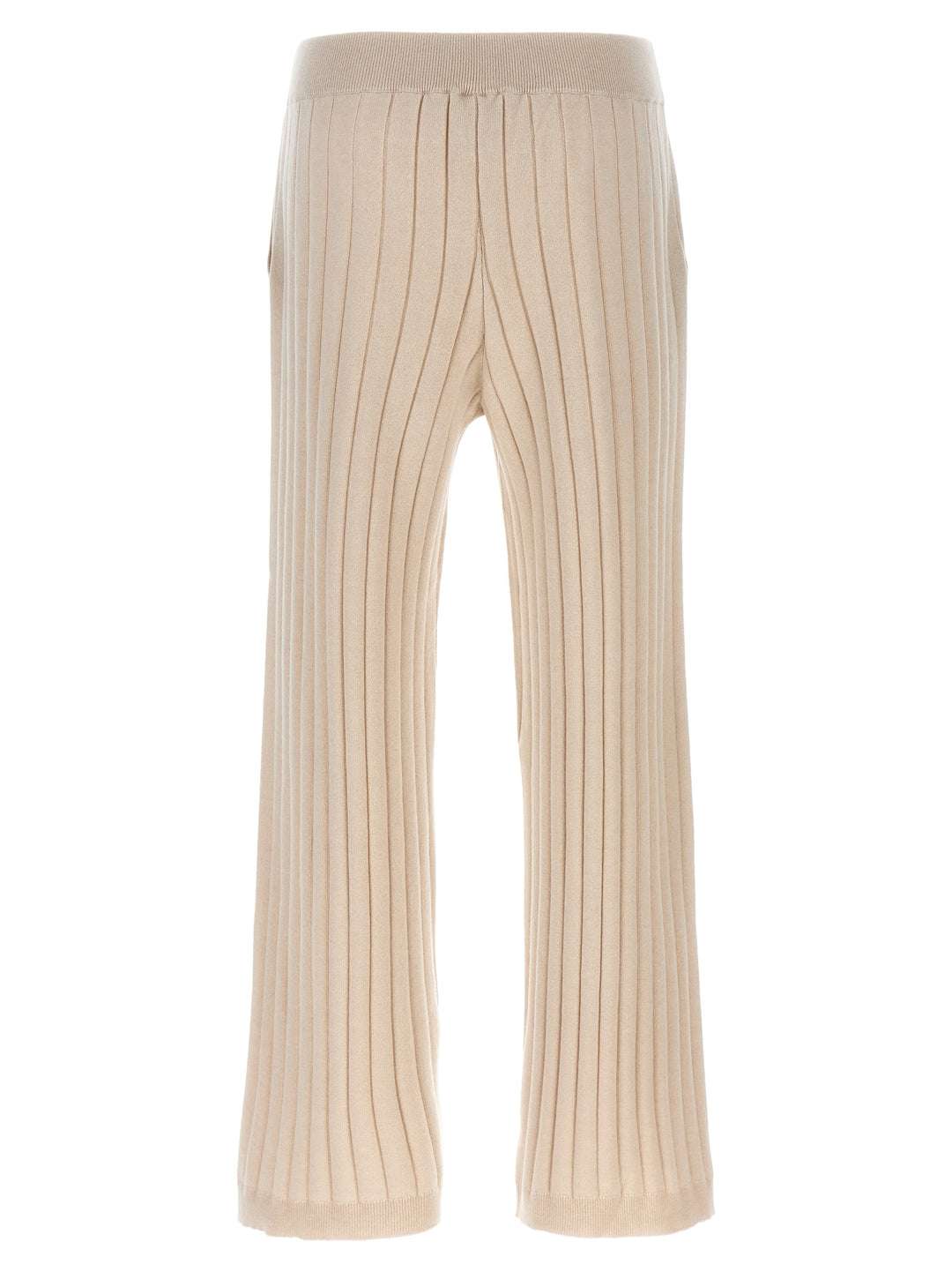 Ribbed Pants Beige