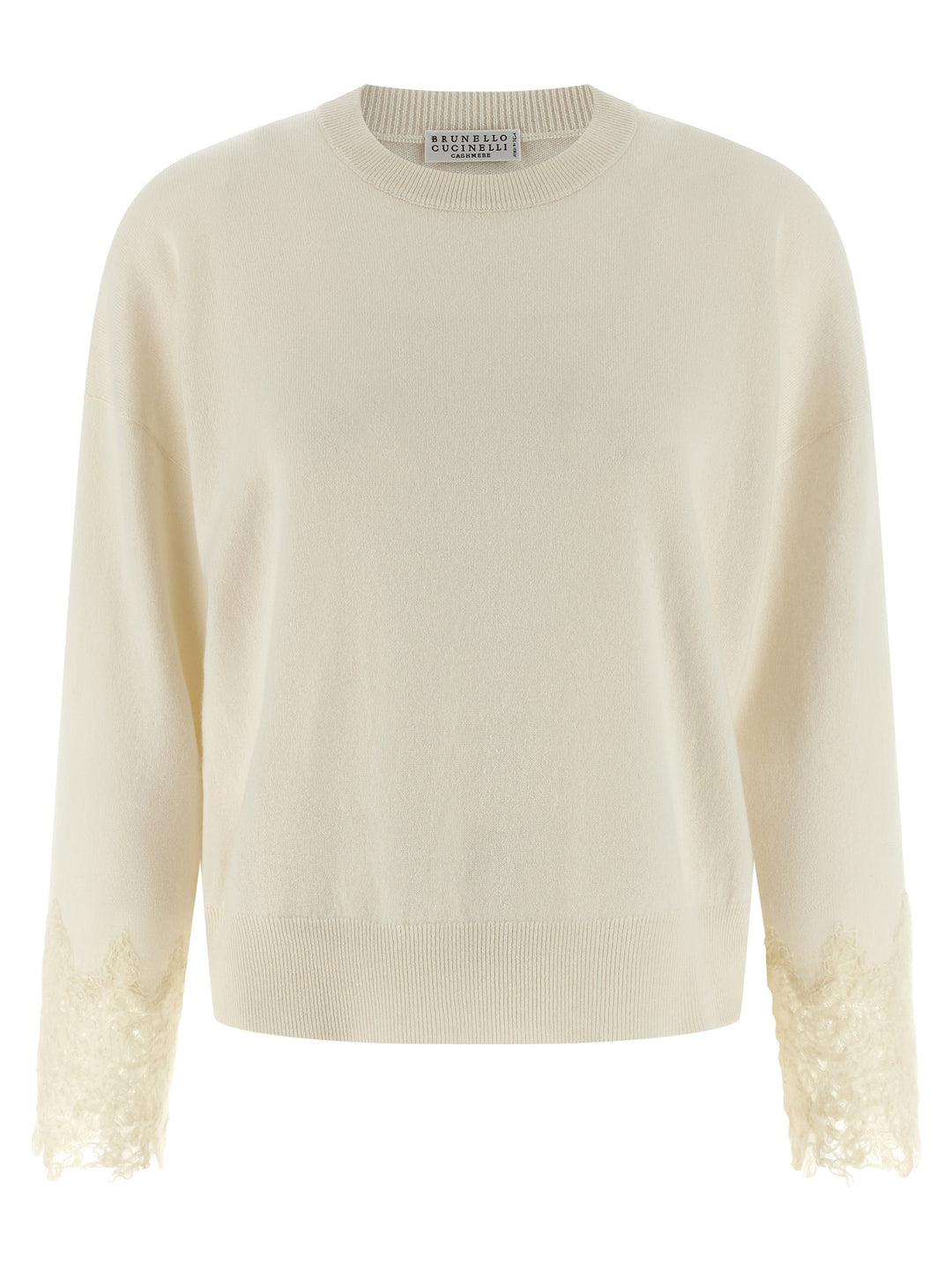 Brunello Cucinelli Knit Cuffs Sweaters and Cardigans - White | 38bb588eb52200273721c55a136933782622742c