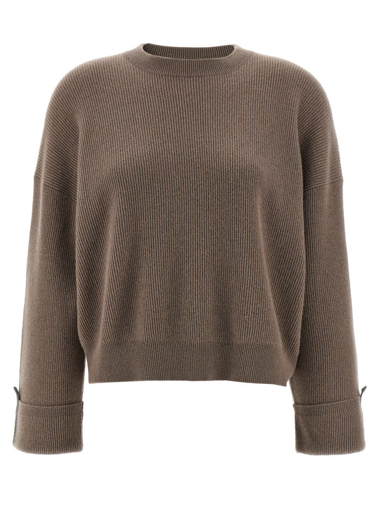 Cashmere Sweater Sweaters And Cardigans Beige
