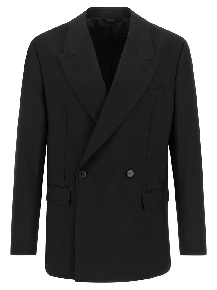 Mfpen Double-Breasted Blazer - Black | dc8808f6a8049b08dc78967c05958cc5dbb5838f