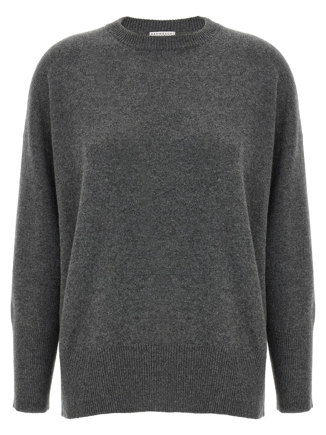 Brunello Cucinelli Monile Cashmere Sweater Sweaters and Cardigans - Gray | e4b5823a7b311b01e93541614c3d3eaa1471cfae