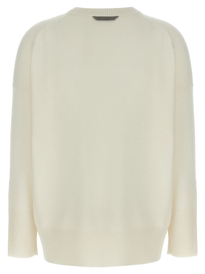 Brunello Cucinelli Monile Sweaters and Cardigans - Beige | 00ceb7f5384b448f88f1459cb8d98e8da75e8f0f