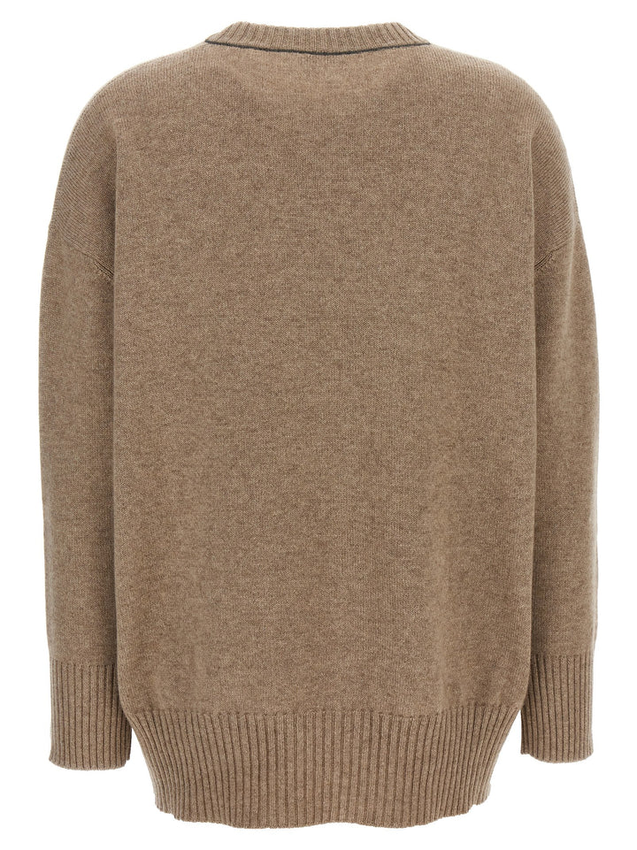 Cashmere Sweater Sweater, Cardigans Beige