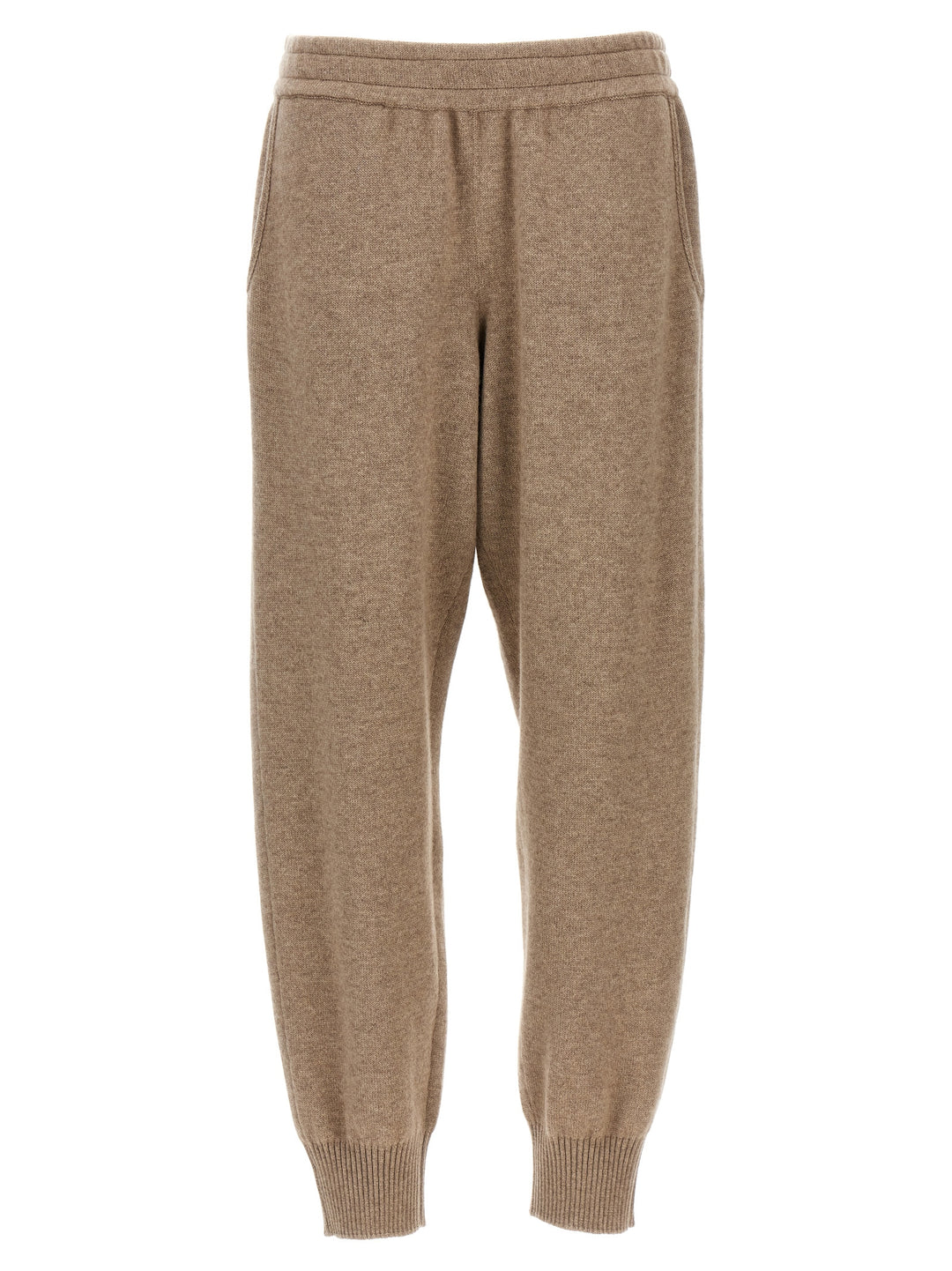 Cashmere Joggers Pants Beige