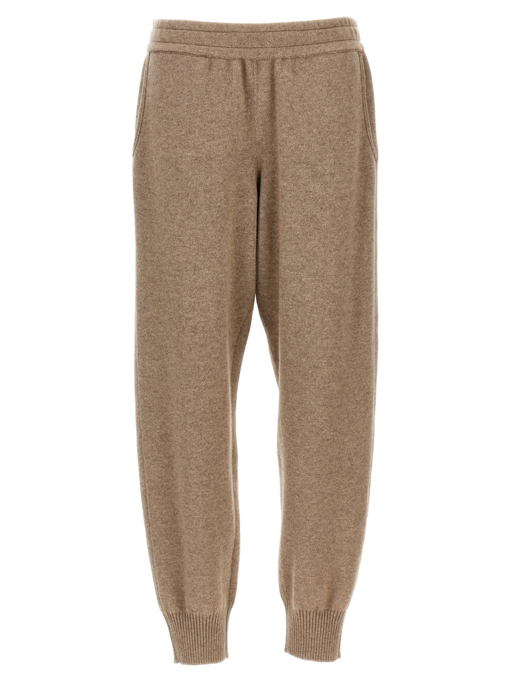 Cashmere Joggers Pants Beige