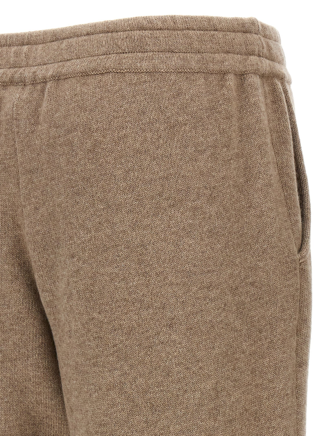 Cashmere Joggers Pants Beige