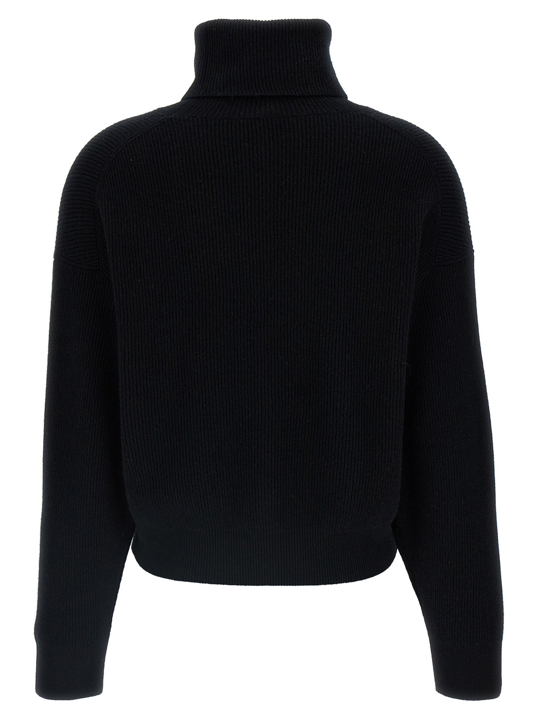 Ribbed Turtleneck Sweater Sweater, Cardigans Black