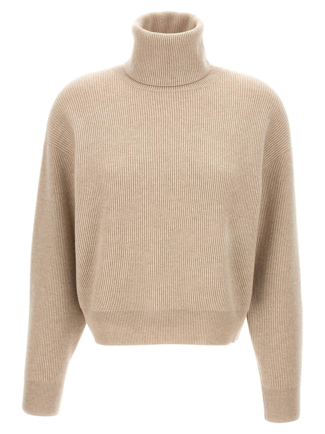 Ribbed Sweater Sweater, Cardigans Beige