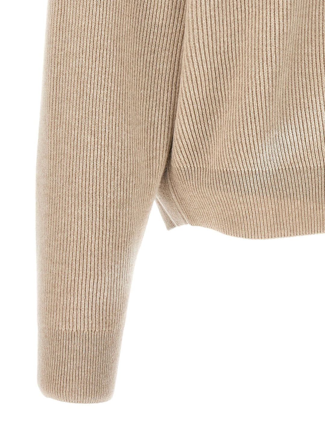 Ribbed Sweater Sweater, Cardigans Beige