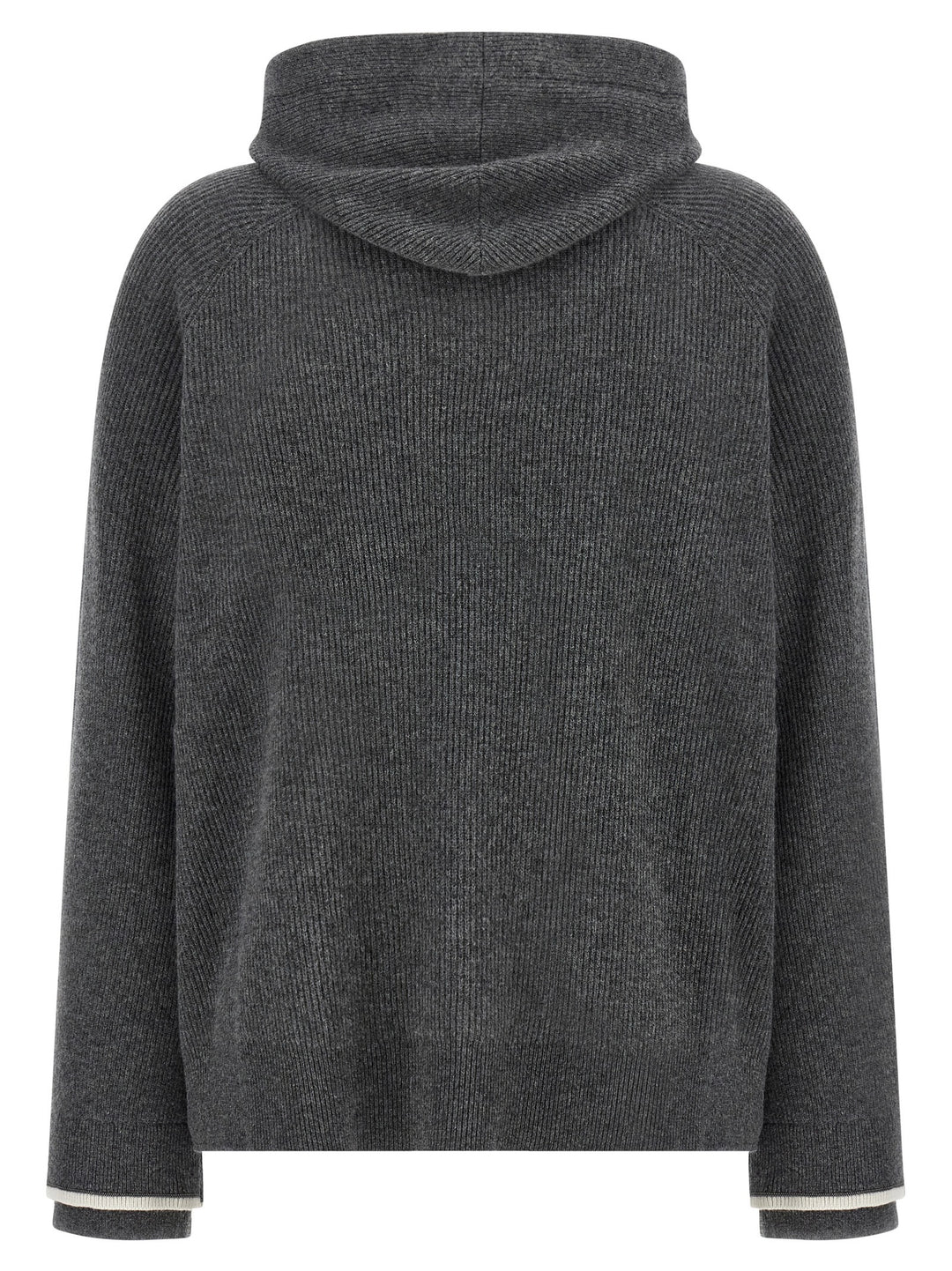 Brunello Cucinelli Hooded Sweater Sweaters and Cardigans - Gray | c44f52f6875fc775fbcb10c6315b254b8f82f405
